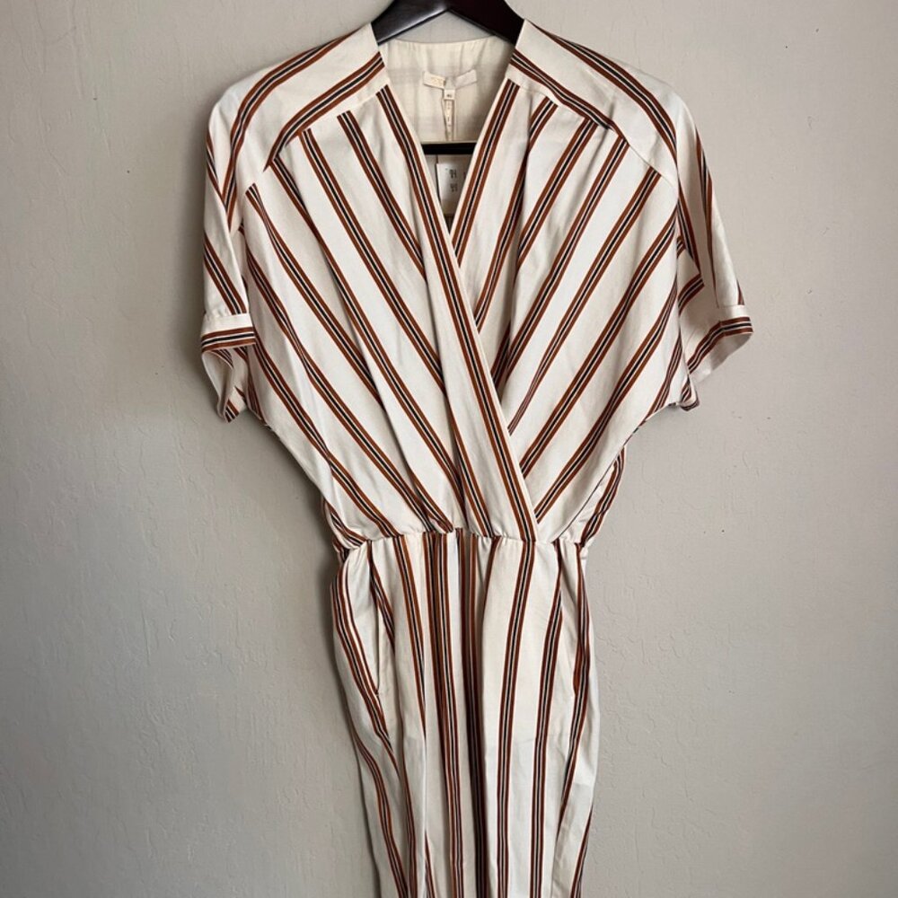 NWT Maje Striped Jumpsuit